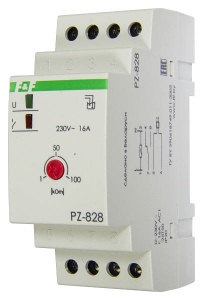 Реле контроля уровня PZ-828 одноуровневое 230В AC 16А 1NO/NC IP20 фото