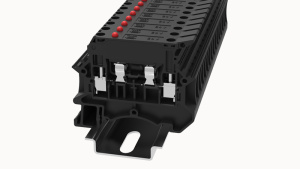 Клемма c держателем предохранителя 5х20mm, винтовая DC4-HE-LD24-01P-13-00Z(H), 6.3A, 24V, 2 присоед., 4(0,2_6)mm², чёрная, LED(12_30V) фото