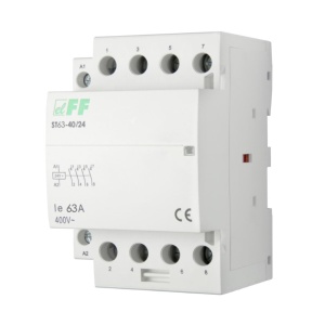 Контактор ST63-40-24AC/DC, 4NO, 63A, 24VAC/DC, мех. индикация, 3M фото