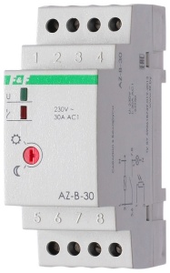 Фотореле AZ-B-30 ПЛЮС, 1NO, 30A (250VAC), 2_100Lx, 230VAC, выноcной датчик в корпусе, 2M фото