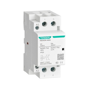 Контактор TGCH1N-4011, 1NO+1NC, 40A, 230VAC, механическая индикация, 2M фото