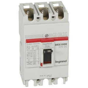 Автоматический выключатель DRX 125/20A 3P 20KA термомагнитный фото