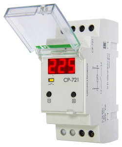 Реле контроля напряжения CP-721 100-450В 32А 1NO IP20 фото