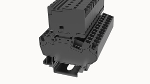 Клемма c держателем предохранителя 5х20mm, пружинная WSF4-TA-01P-13-00Z(H), 6.3A, 400V, 2 присоед., 4(0,2_4)mm², черная фото
