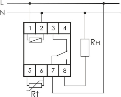 Регулятор температуры RT-820 16А, 50-264В AC/DC фото